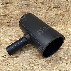 Тройник ПНД 450х160 мм SDR 13,6 с монолитным корпусом