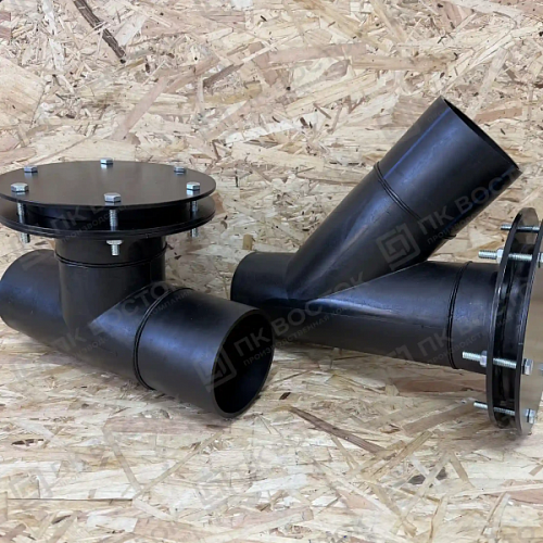 Ревизия канализационная 45 гр 160х110 SDR26 фланцевая короткая